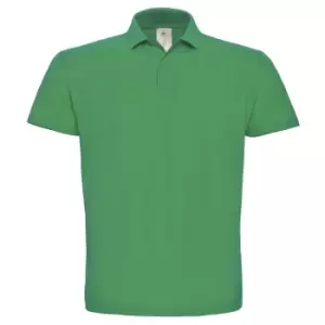 Image of B&C ID.001 Mens Short Sleeve Polo Shirt (L) (Kelly Green)
