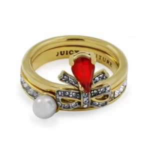Image of Ladies Juicy Couture PVD Gold plated Ring