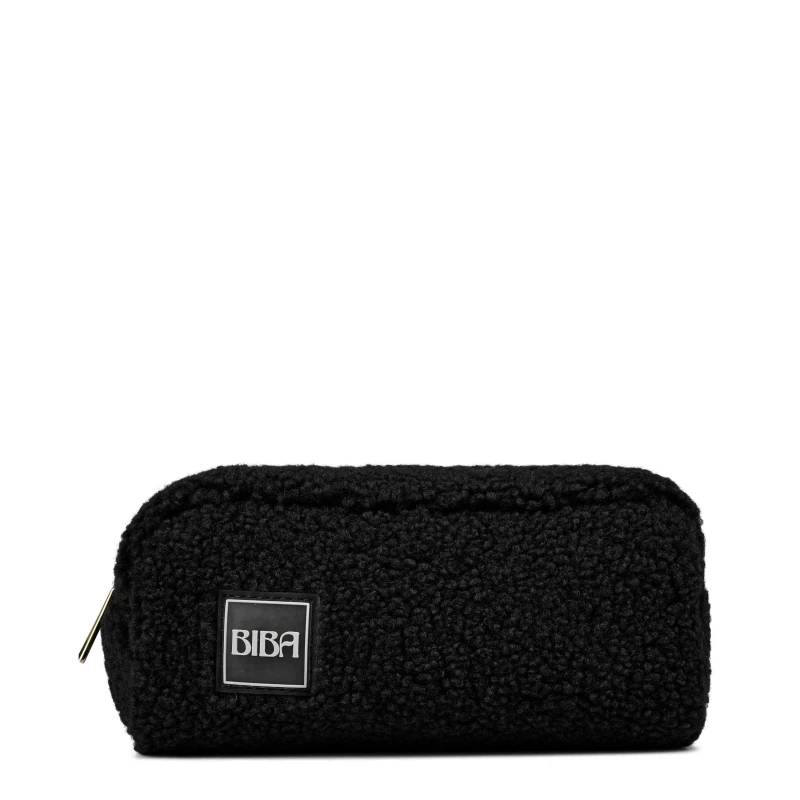 Image of Biba Teddy Makeup Bag - Black One Size