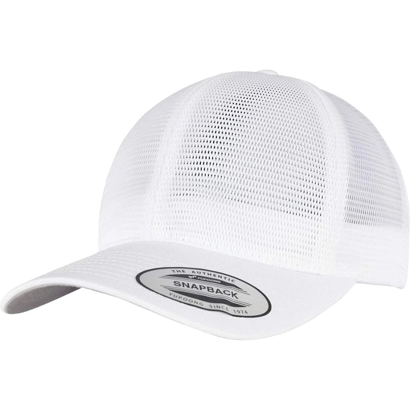 Image of Flexfit Flexfit Men Omnimesh Mesh Cap in White White One Size Male 5059699849518