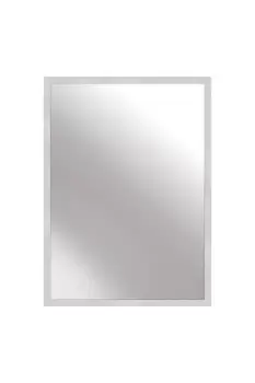 Image of Star Metal Rectangle Wall Mirror Matt 50 X 70Cm
