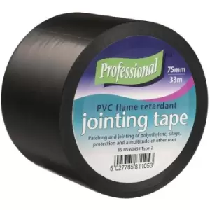 Image of 75mm x 33m Black dpc Jointing Tape - Black - Ultratape