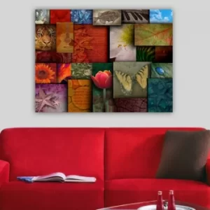 Image of 99284861_70100 Multicolor Decorative Canvas Painting