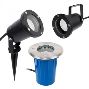 Image of Berwick IP65 3-in-1 Outdoor Light in Black