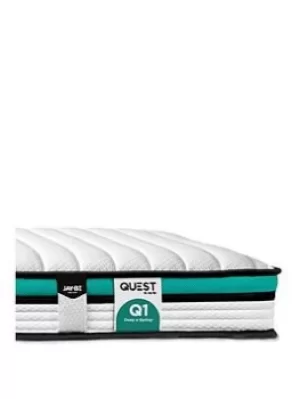 Image of Jaybe QUEST Q1 Endless Comfort Eco Deep e-Spring Single Mattress, Green