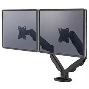 Image of Fellowes Eppa Dual Monitor Arm - Black
