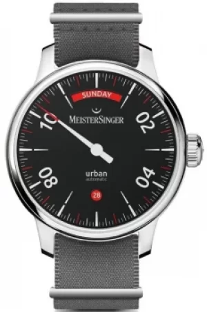 Image of MeisterSinger Watch Urban Day Date Black