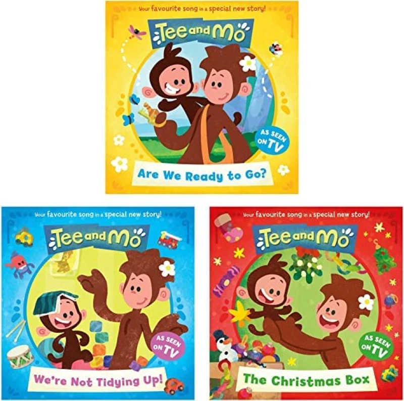 Image of Tee and Mo Collection 3 Book Set for Children Picture Books Ages 2 5 Charming Read Aloud Stories HarperCollins Children's Books ltd Books