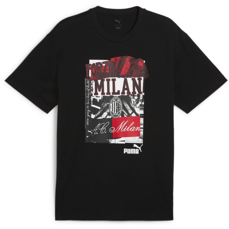 Image of Puma AC Milan Ftblnrgy T-Shirt Adults - Black S