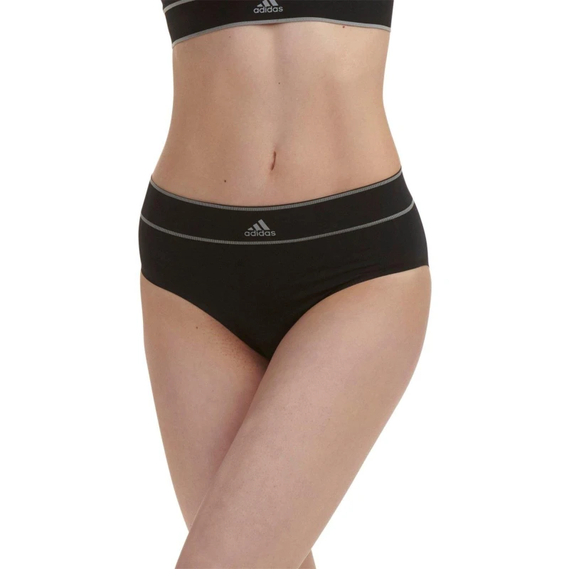 Image of adidas Sport 40GG Seamless Mid-rise Brief - Black 10
