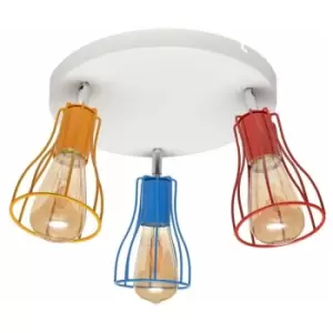 Image of Helam Lighting - Helam Tube Spotlight Clusters White, Orange, Red, Blue 40cm