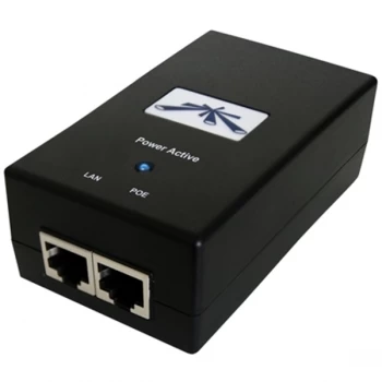 Image of Ubiquiti POE-48-24W-G PoE Gigabit Injector UK Plug