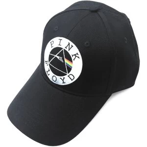 Image of Pink Floyd - Circle Logo Mens Baseball Cap - Black