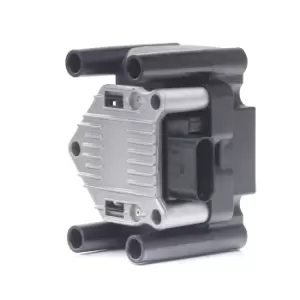 Image of DELPHI Ignition coil GN10018-12B1 Coil pack,Ignition coil pack VW,AUDI,SKODA,Golf IV Schragheck (1J1),Golf V Schragheck (1K1),POLO (9N_)