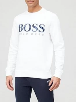 Image of Hugo Boss Welogo Sweatshirt White Size M Men