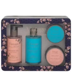 Image of Vintage Christmas 2022 Cherry Blossom Toiletries Tin