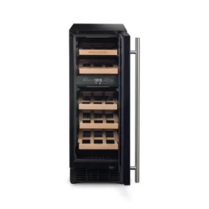 Image of Rangemaster RWC3018BL/ 30cm 18 Bottle Wine Cabinet, Black