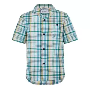 Image of Albam Miles Madras Shirt - Blue