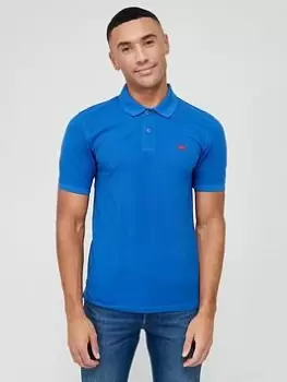 Image of Levis House Mark Logo Polo Shirt - Blue Size S, Men