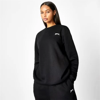 Image of Slazenger x Sophia & Cinzia Crew Neck Sweatshirt - Black