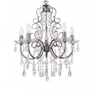 Image of Litecraft Madonna Brass Chandelier