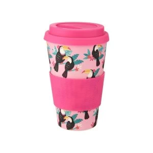 Image of Sass & Belle Tiki Toucan Bamboo Coffee Cup