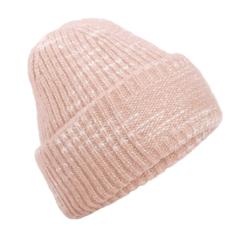 Image of Beechfield Mens Chunky Knitted Beanie in Baby Pink Baby Pink Male One Size