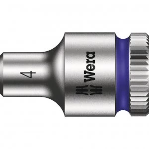 Image of Wera 8790 HMA Zyklop 1/4" Drive Hexagon Socket Metric 1/4" 4mm