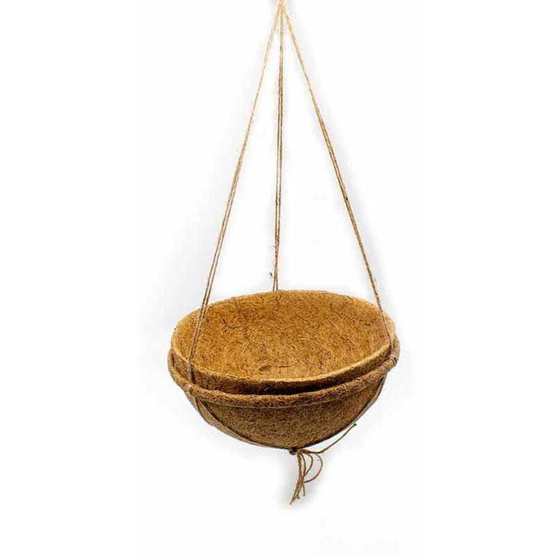 Image of Hanging Baskets - Fibre/Latex/Jute - L25 x W25cm CoirProductsCPUK25HB