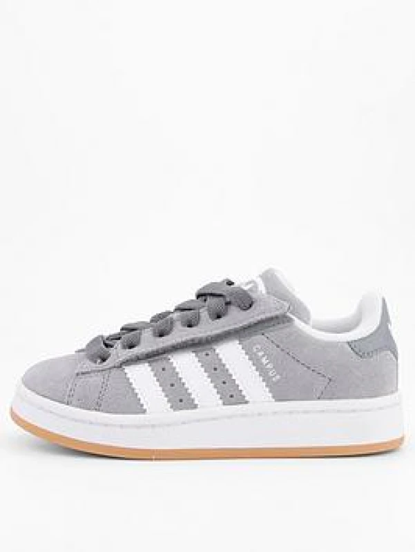 Image of adidas Originals Campus 00s Shoes Childrens Grey/White female 1 (33)