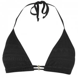 Image of SoulCal Lace Triangle Bikini Top Ladies - Black