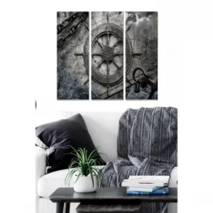 Image of MDF3009099 Multicolor Decorative MDF Painting (3 Pieces)