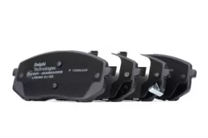 Image of DELPHI Brake pad set LP2050 Brake pads,Brake pad set, disc brake HYUNDAI,KIA,ix35 (LM, EL, ELH),Tucson (TL, TLE),ix55,i40 (VF),ix35 Kastenwagen