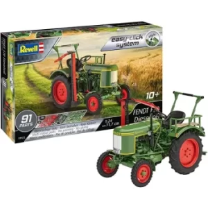 Image of Revell 3D Puzzle Revell 07822 Fendt F20 Dieselross Tractor (easy-click) Model Kit 1:24 Scale