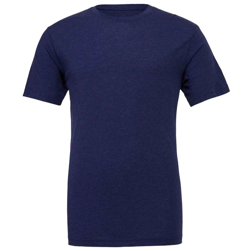 Image of Bella + Canvas Mens Tri-Blend T-Shirt in Dark Navy Size: XS Dark Navy Male XS