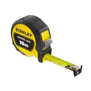 Image of Stanley Control-lock Pocket Tape 10m (Width 25MM) (Metric Only)
