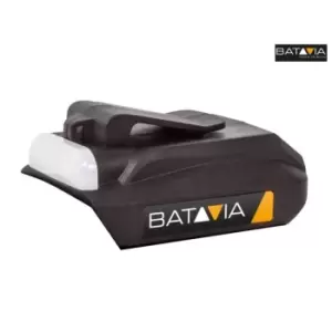 Image of Batavia Battery USB Charging Adapter & Flashlight 18V BAT7064210