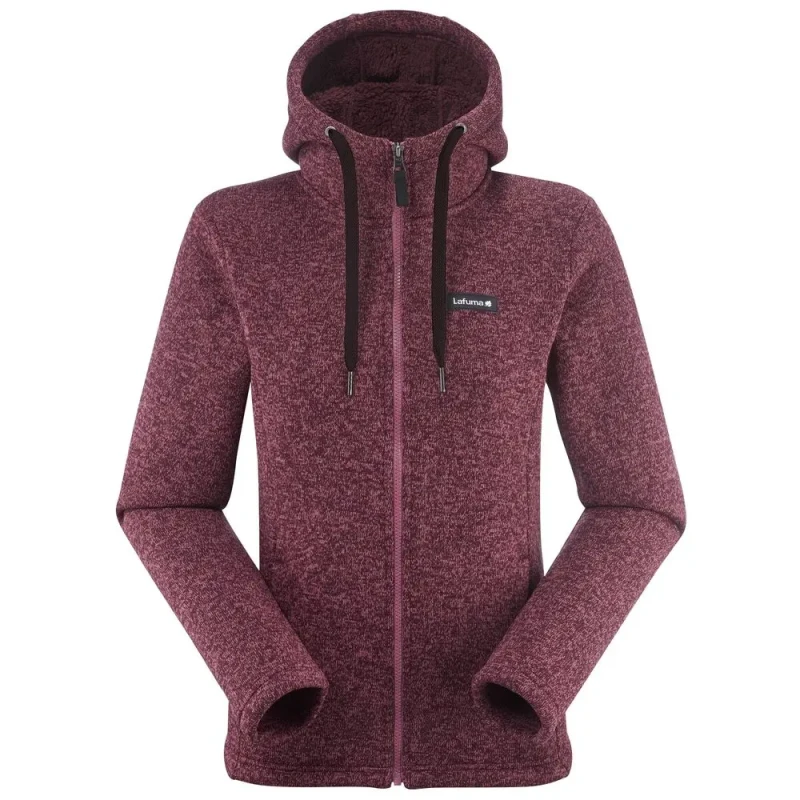 Image of Womens hooded fleece Lafuma Cali Rouge Female XS