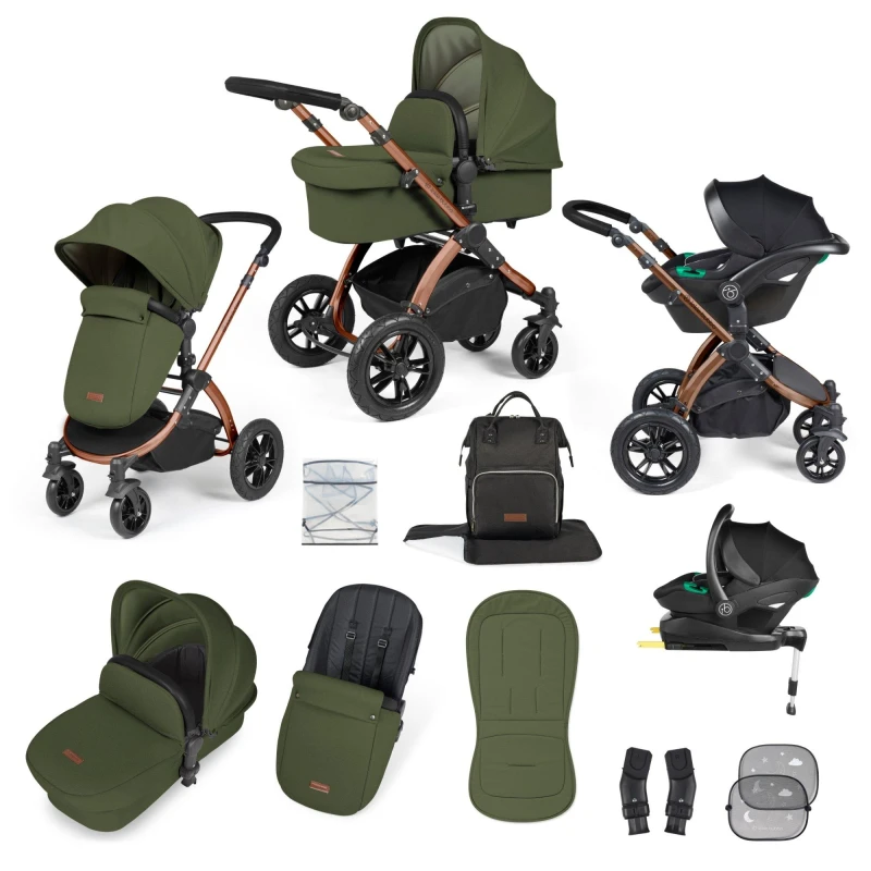 Image of Ickle Bubba Stomp Luxe All-in-One I-Size Travel System - Multi Multi One Size