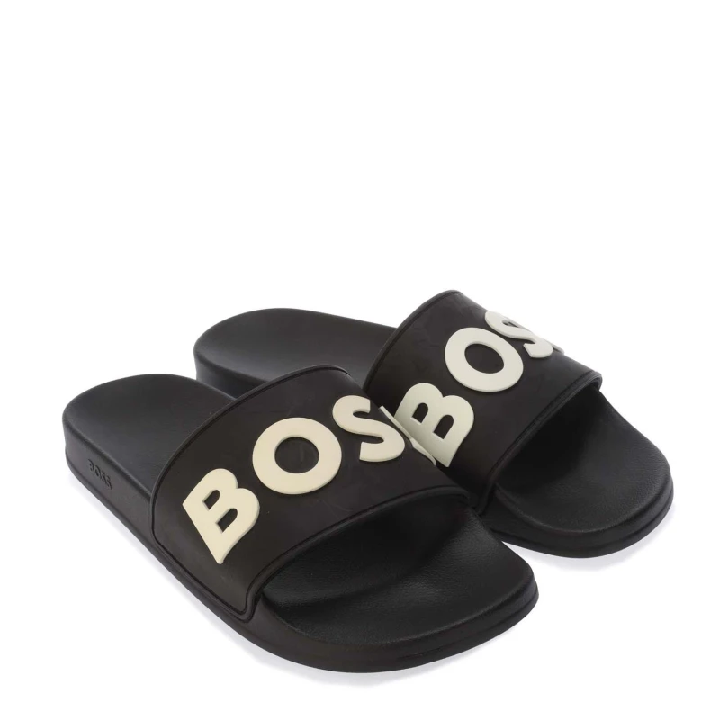 Image of Boss Mens Kirk Pool Sliders Black male 6 (40)