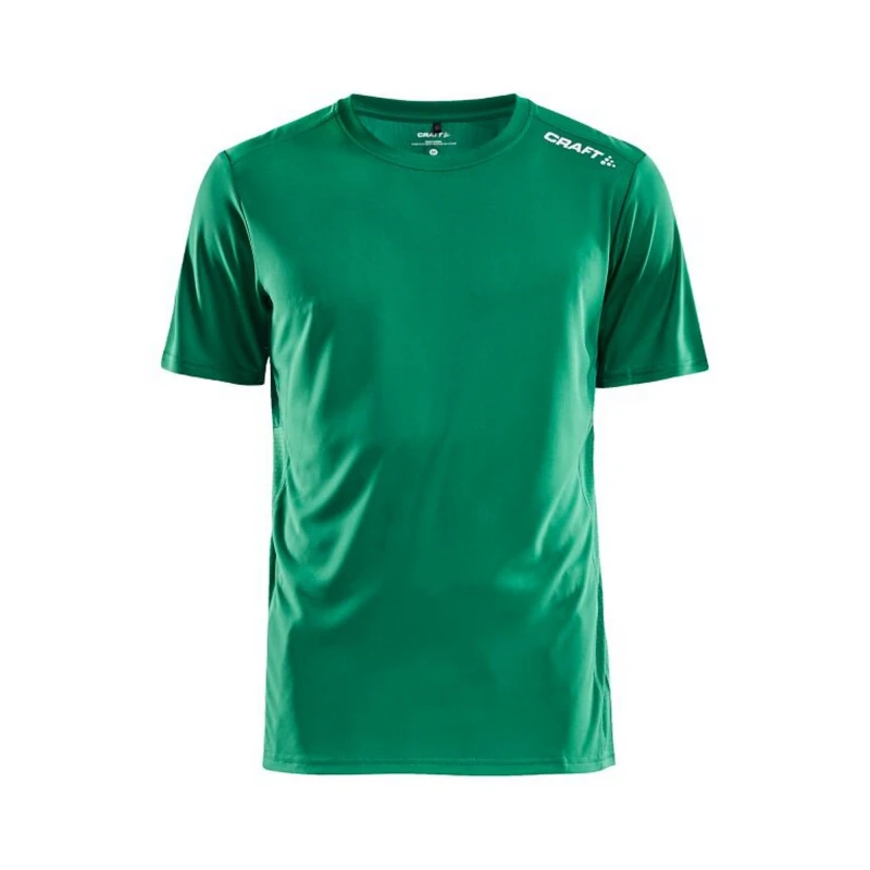 Image of Craft CRAFT Men Rush Short-Sleeved T-Shirt in Emerald Size: Small Emerald S Male 5063425821174