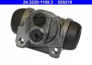 Image of ATE Brake Cylinder 24.3220-1108.3 Wheel Cylinder,Brake Wheel Cylinder FORD,FIAT,LANCIA,KA (RU8),KA RU,PANDA (169),500 (312),500 C (312),PUNTO (176)