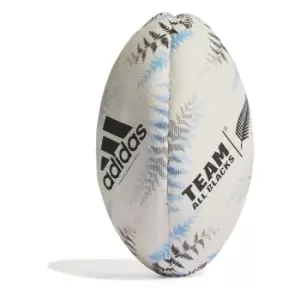 Image of adidas All Blacks Mini Rugby Ball Mens - White