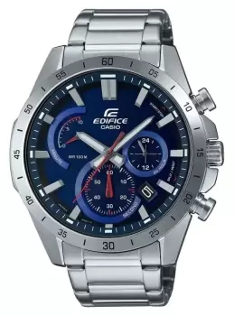 Image of Casio EFR-573D-2AVUEF Edifice Stainless Steel Blue Dial Watch