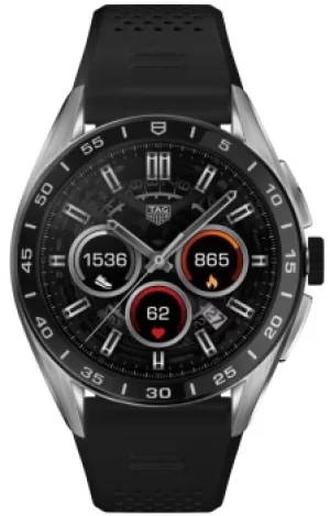 Image of TAG Heuer Watch Connected Calibre E4 Black 45 Rubber
