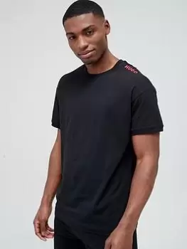 Image of HUGO Bodywear Labelled Lounge T-Shirt - Black Size M Men