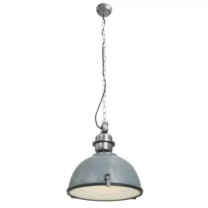 Image of Tough Guy Dome Pendant Ceiling Lights Grey Concrete, Glass Matt, Metal