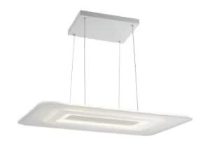 Image of TRESOR LED Pendant Ceiling Light White 5200lm 4000K 85x57cm