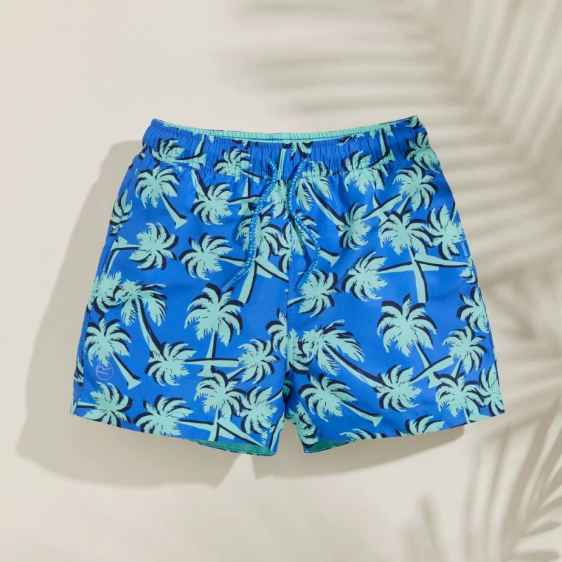 Image of Regatta Skander Swim Shorts in Bright Blue Size: 15-16 Years Bright Blue Unisex 15-16 Years