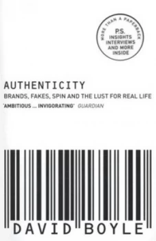 Image of Authenticity by David Boyle Paperback
